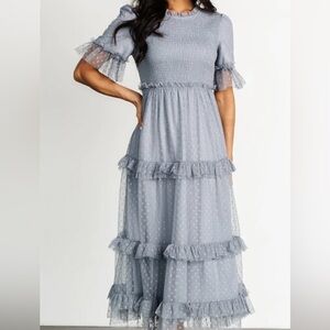 Baltic Born Lysandra Smocked Dot Dress